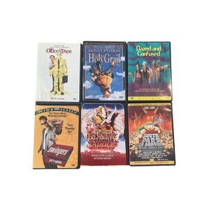 Lot Of 6 Comedy DVDs 1990s Office Space South Park Swingers Blazing Saddles